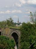 Historische Rheinbruecke bei Wesel