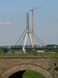 Historische Rheinbruecke bei Wesel