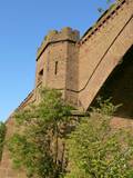 Historische Rheinbruecke bei Wesel