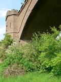 Historische Rheinbruecke bei Wesel