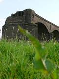 Historische Rheinbruecke bei Wesel