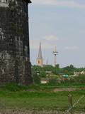 Historische Rheinbruecke bei Wesel