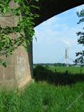 Historische Rheinbruecke bei Wesel