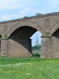 Historische Rheinbruecke bei Wesel