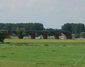 Historische Rheinbruecke bei Wesel