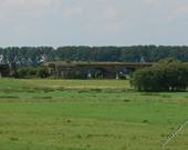 Historische Rheinbruecke bei Wesel