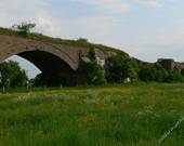 Historische Rheinbruecke bei Wesel