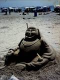 Buddha aus Sand